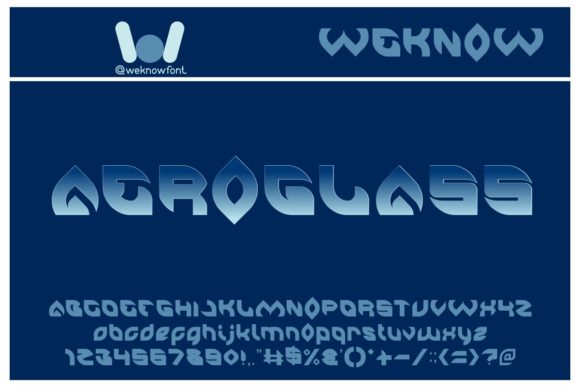 Aero Glass: A Bold Display Font for Modern Brands