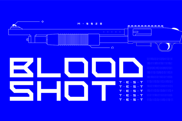 Blood Shot Font: Bold Display Type for Campaigns