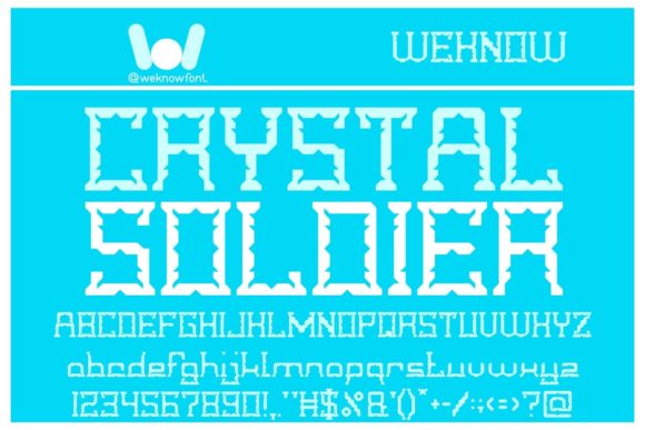 Crafting Bold Headers with the Crystal Soldier Font