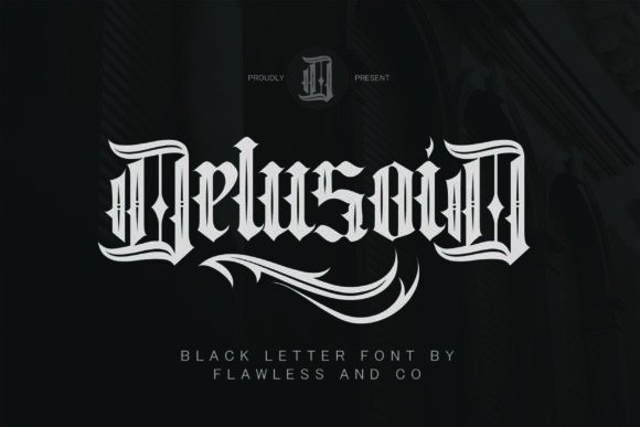 Delusoid Font: A Bold Blackletter for Brand Identity