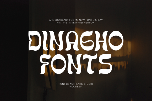 Dinagho: A Bold Display Typeface for Modern Editors
