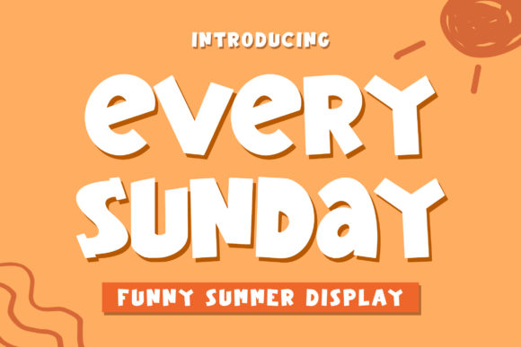 Every Sunday Font: A Bold Typeface for Brand Joy