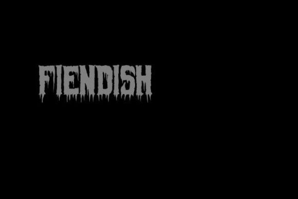 Fiendish Font: Bold Branding for Creators