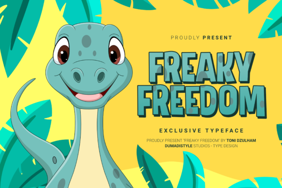 Freaky Freedom: A Bold Display Font for Editors