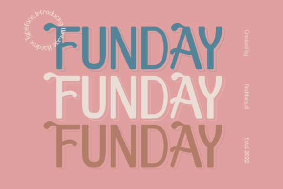 Funday Typeface: A Bold Display Font for Editors