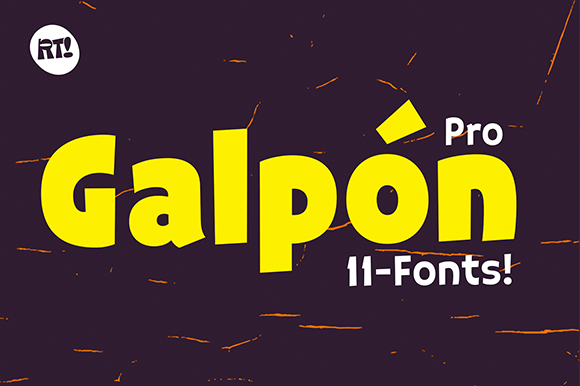 Galpon: A Bold Display Font for Editorial Impact