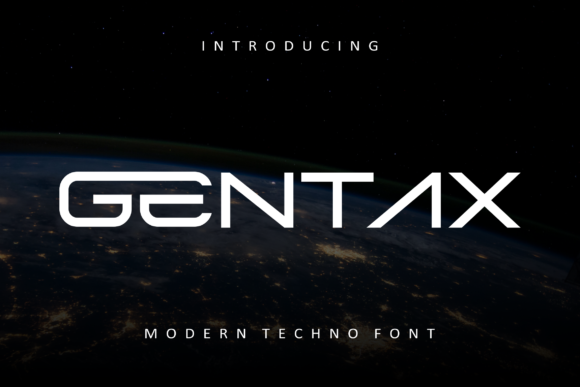 Gentax Font: Bold Display Type for Makers