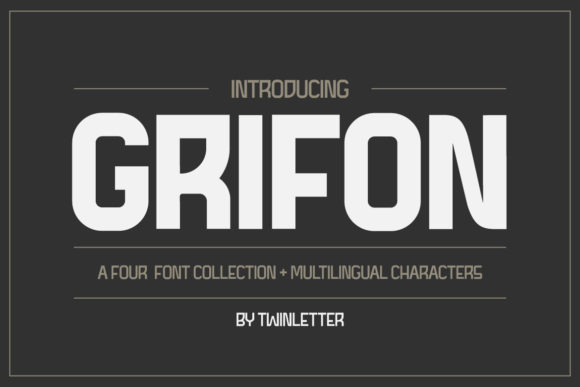 Grifon: A Bold Display Font for Editorial Impact
