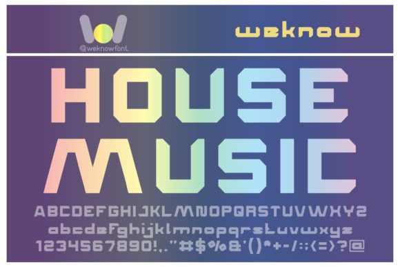 House Music: A Bold Display Font for Modern Editorial Design