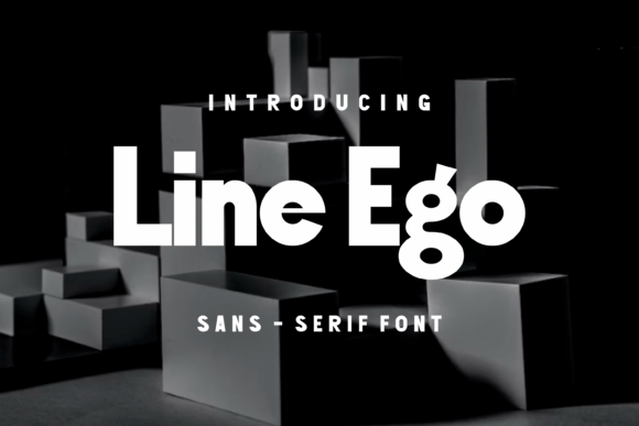 Line Ego: A Bold Sans Serif Font for Web Design