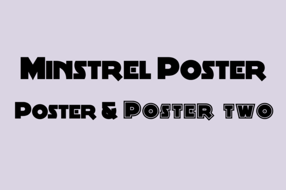 Minstrel Poster Font for Bold Branding