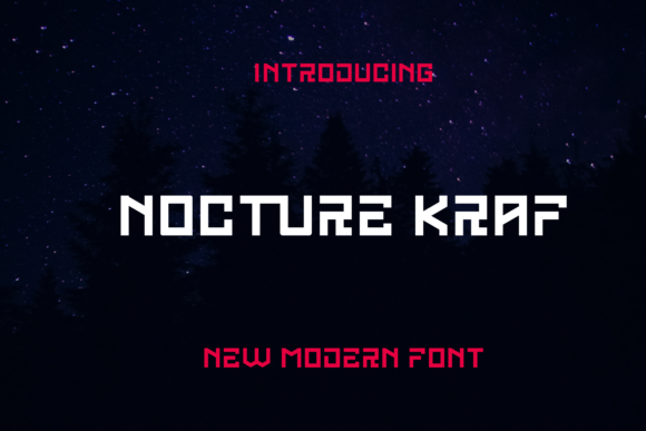 Nocturne Kraft Typeface for Bold Branding