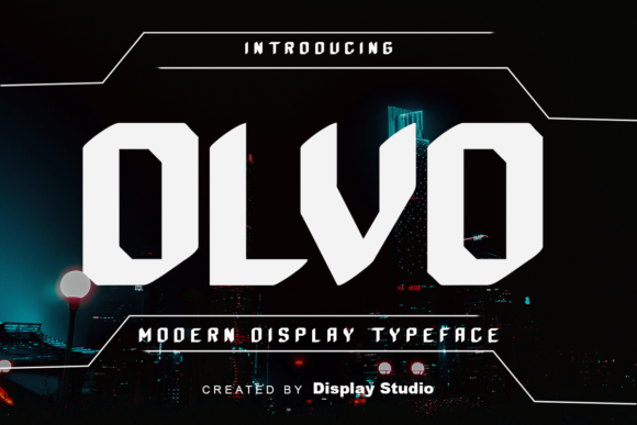 Olvo: A Bold Display Font for Strong Branding