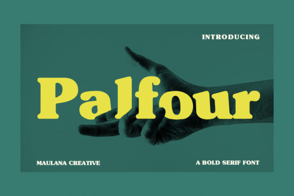 Palfour: A Bold Display Font for Impact