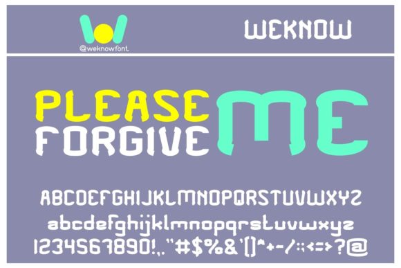 Please Forgive Me: The Bold Display Font for Marketers