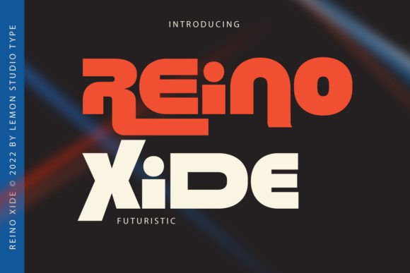 Reino Xide: A Futuristic Font for Modern Makers
