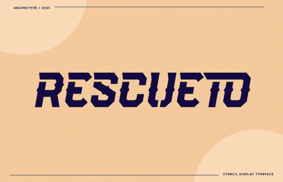 Rescueto: The Bold Display Font for Impact
