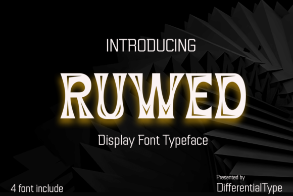 Ruwed: A Bold Display Font for Modern Editorial Design