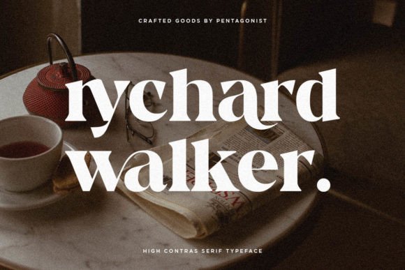 Rychard Walker: A Cheerful Serif Font for Makers