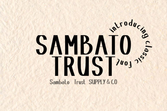 Sambat Trust: A Bold Display Font for Web Design