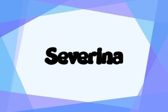 Severina Font: Bold Display Typeface for Makers