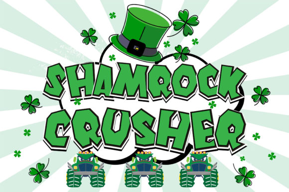 Shamrock Crusher: A Bold Display Font for Editorial Impact