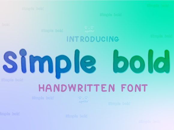 Simple Bold Text Font for Editorial Design