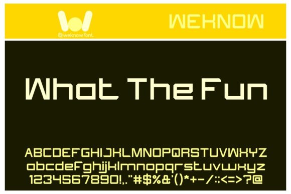 What the Fun: A Bold Display Font for Campaigns