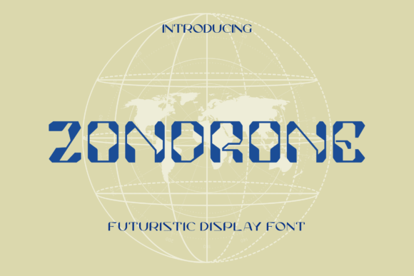 Zondrone: A Bold Display Font for Modern Brands